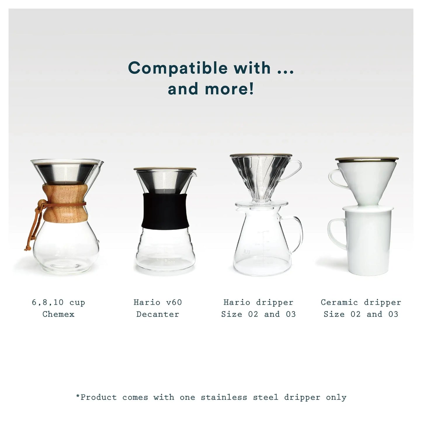 Ovalware Reusable Stainless Steel Filter Eco-Friendly Drinkware - Sustainable coffee brewing meets coffee bar franchise luxury at White Horse Coffee Roasters.