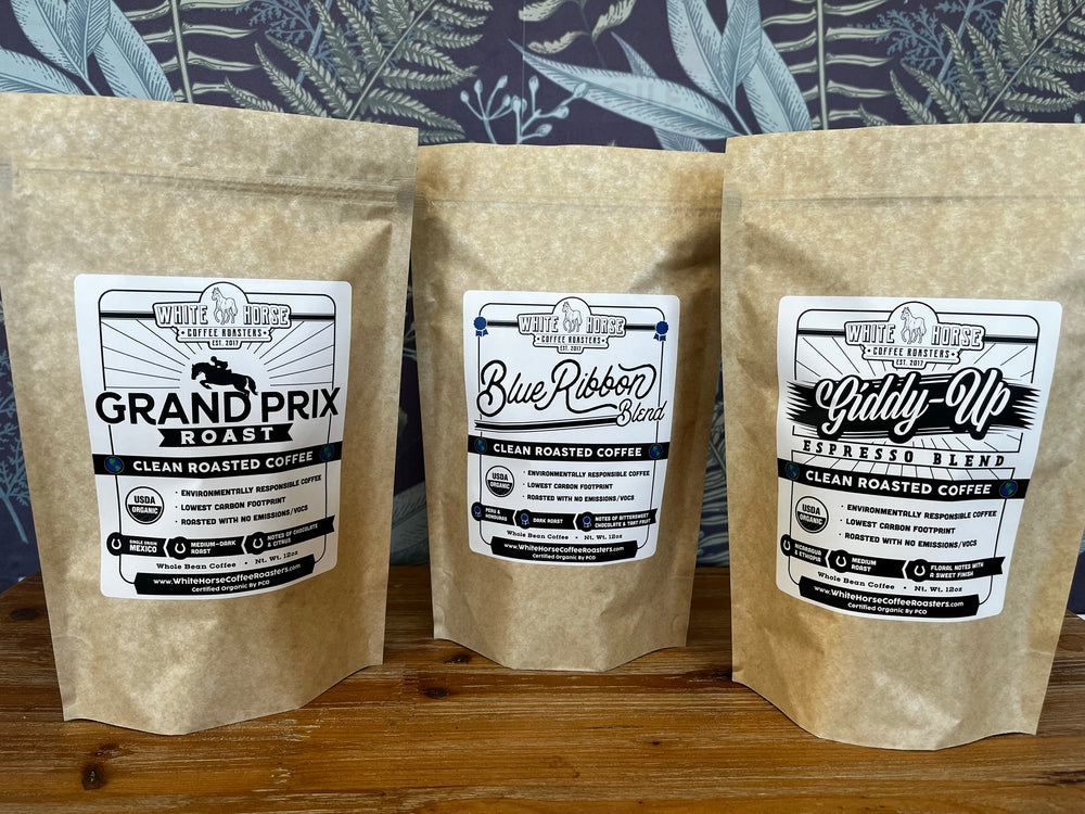 
                  
                    White Horse Coffee Subscription - 4lbs/Month Exclusive - Enjoy the convenience of gourmet coffee service with our subscription, delivering bulk coffee wholesale to your door, from White Horse Coffee Roasters.
                  
                