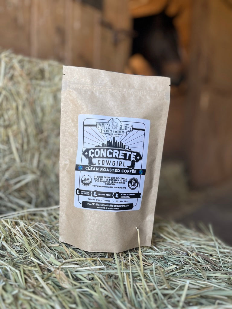 
                  
                    Concrete Cowgirl Roast Specialty - Enjoy the distinction of top coffee shop franchises in every cup, proudly offered by White Horse Coffee Roasters.
                  
                