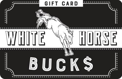 White Horse Digital Online Store E-Gift Card Trendy Gift Cards - Show off your coffee loyalty with our latest line of swag, a must-have from White Horse Coffee Roasters.
