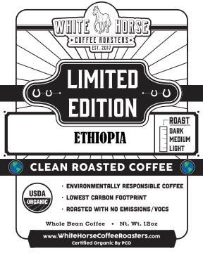 Limited Edition - Ethiopia Gourmet - Indulge in the luxury of coffee cafe franchise quality with each sip, brought to you by White Horse Coffee Roasters.